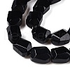Natural Black Agate(Dyed & Heated) Beads Strands G-N342-148C-4