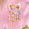   1Pc Arch/Cat Shape Wood Wall Mounted Jewelry Organizer DIY-PH0022-99B-5