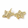 Brass Micro Pave Cubic Zirconia Pendants KK-E068-VF055-3