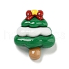 Christmas Opaque Resin Decoden Cabochons RESI-U006-02E-1