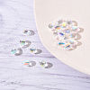 20Pcs Transparent Spray Painted Glass Charms GLAA-YW0001-03A-5