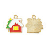 Christmas Alloy Enamel Pendants ENAM-D047-10LG-07-1