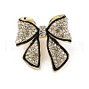 Zinc Alloy Rhinestone  Lapel Pins for Backpack Clothes JEWB-D305-02F-G-1