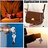  80Pcs 4 Colors Cross Wooden Pendants DIY-NB0007-52-7