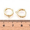 Brass Hoop Earring Finding KK-N261-29G-3