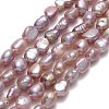 Natural Cultured Freshwater Pearl Beads Strands PEAR-A005-10C-01-1