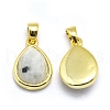 Natural Rainbow Moonstone Pendants G-O176J-08G-2
