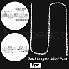 Gorgecraft 1 Yard Iron Rhinestone Cup Chains CHC-GF0001-01-2
