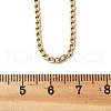 Ion Plating(IP) 304 Stainless Steel Curb Chain Necklaces NJEW-K099-04G-2