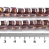 Electroplate Glass Beads Strands EGLA-H108-01A-AB02-4