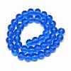 6mm Round Glass Spacer Beads Strands X-GR6mm22Y-2