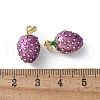Brass Enamel Pendants KK-D336-05G-02-3