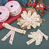  5 Rolls 5 Styles Single Face Printed Cotton Ribbons SRIB-TA0001-06-6