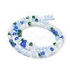Glass Beads Strands EGLA-A034-M4mm-09-5