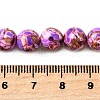 Dyed Natural Magnesite Beads Strands G-L617-D01-8mm-03-5