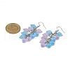 Heart Transparent Acrylic Dangle Earrings EJEW-JE06365-02-4