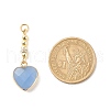 Natural Gemstone Pendants PALLOY-JF01615-2