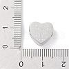 Tarnish Resistant 304 Stainless Steel European Beads STAS-K286-04F-P-3