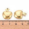 304 Stainless Steel Pendants STAS-T065-74G-3