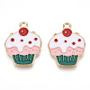 Eco-Friendly Alloy Enamel Pendants X-ENAM-Q437-017-NR-1