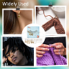 12Pcs 6 Style Musical Note Tibetan Style Alloy Pendant Stitch Markers HJEW-NB00038-6