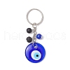 3Pcs Handmade Lampwork Evil Eye Keychains KEYC-JKC01252-03-4