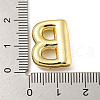 Brass Micro Pave Clear Cubic Zirconia Pendants KK-E093-04G-B-3