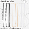 GOMAKERER 6 Pairs 3 Colors Nylon Non-slip Bra Straps FIND-GO0002-52-2