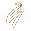 1.5MM 304 Stainless Steel Wheat Chain Necklaces for Men STAS-V011-03B-G-4