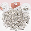 SOFPLATE 300Pcs Brass Rhinestone Spacer Beads RB-SP0001-02-6