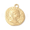 304 Stainless Steel Pendants STAS-L022-495G-1