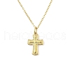 Ion Plating(IP) 304 Stainless Steel Pendant Necklaces for Women NJEW-B080-01G-1
