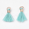 Polycotton(Polyester Cotton) Tassel Pendant Decorations FIND-S275-15G-1