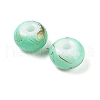 Opaque Spray Painted Glass Beads X1-GLAA-G118-01I-2