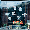 Waterproof PVC Colored Laser Stained Window Film Adhesive Stickers DIY-WH0256-014-6