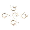 304 Stainless Steel Half Hoop Earrings X-STAS-Z028-B02-G-2