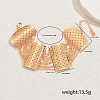 Elegant Brass Rectangle Link Bracelets GP1027-5