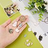 SUNNYCLUE 30Pcs 15 Styles Alloy Enamel Charms ENAM-SC0003-27-3