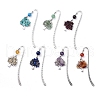 Tibetan Style Alloy Bookmarks AJEW-JK00158-1