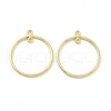 Alloy Chandelier Component 2-Loop Link Pendants PALLOY-D007-03G-A-1