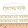 Rack Plating Brass Flower Link Chains CHC-A007-08KCG-2