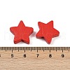 Spray Painted Wood Beads WOOD-F017-01C-3