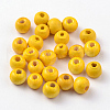 Natural Maple Wood Beads TB10mmY-4-2