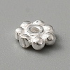 Sterling Silver Spacer Beads STER-WH0013-05A-S-2