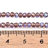 Electroplate Glass Beads Strands EGLA-A044-T2mm-L07-4