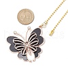 Butterfly Alloy Rhinestone Ceiling Fan Pull Chain Extenders FIND-JF00140-2