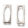 Non-Tarnish 201 Stainless Steel Linking Rings STAS-Z031-07P-2