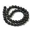 Natural Black Jade Beads Strands G-H067-A03-8MM-3