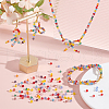 GOMAKERER 18 Strands 18 Colors Transparent Electroplate Glass Beads Strands EGLA-GO0001-05-4