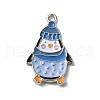 Winter Theme Alloy Enamel Pendants ENAM-M002-04L-P-1
